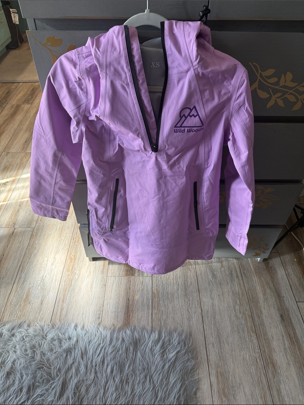 Women's Lavender Ski Pullover Jacket